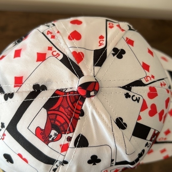 DECK of Playing Cards Poker Adjustable Baseball Cap Hat - Picture 5 of 8
